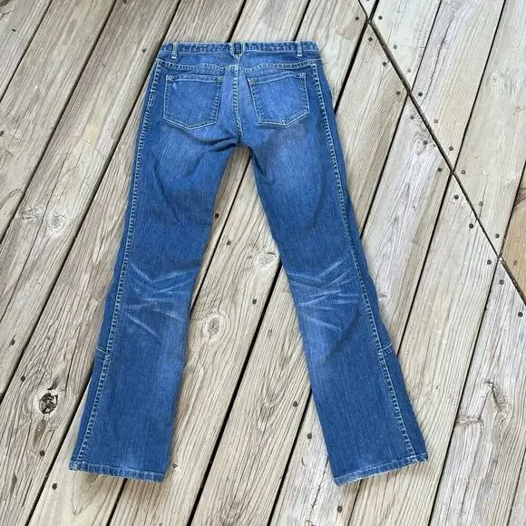 A/X Armani Exchange Women's Low Rise Baby Bootcut Jeans Size 2 - Picture 2 of 7